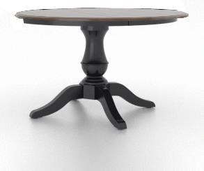 Canadel Gourmet Customizable Round Pedestal Table Sheely's Furniture